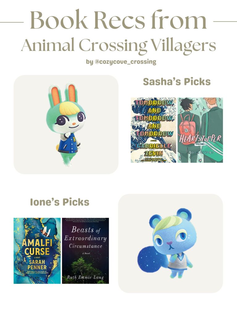 animal crossing villager book recommendations
