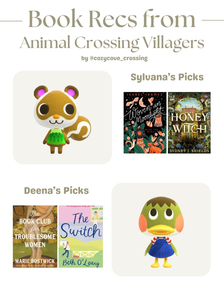 animal crossing villager book recommendations