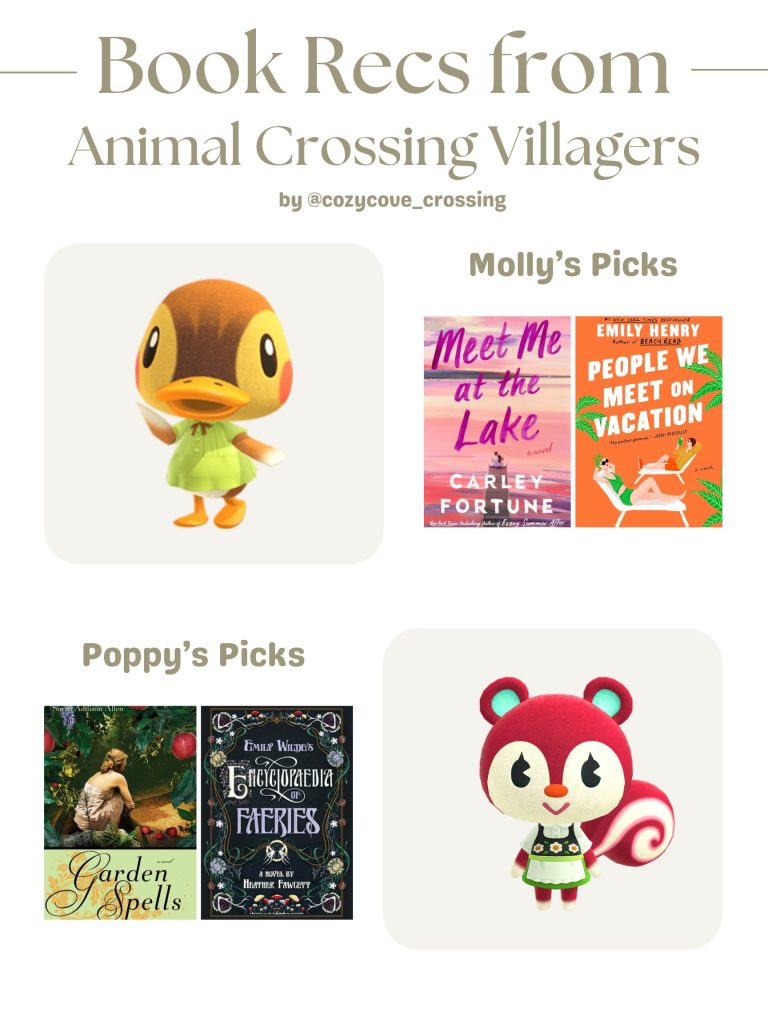 animal crossing villager book recommendations