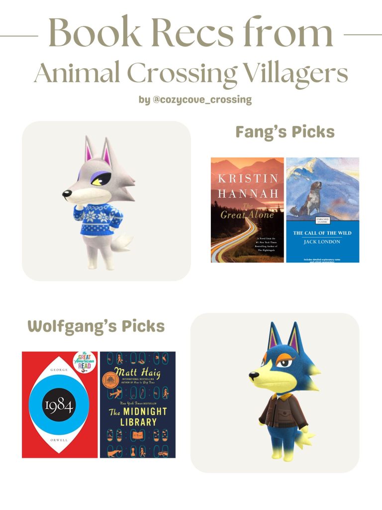 animal crossing villager book recommendations