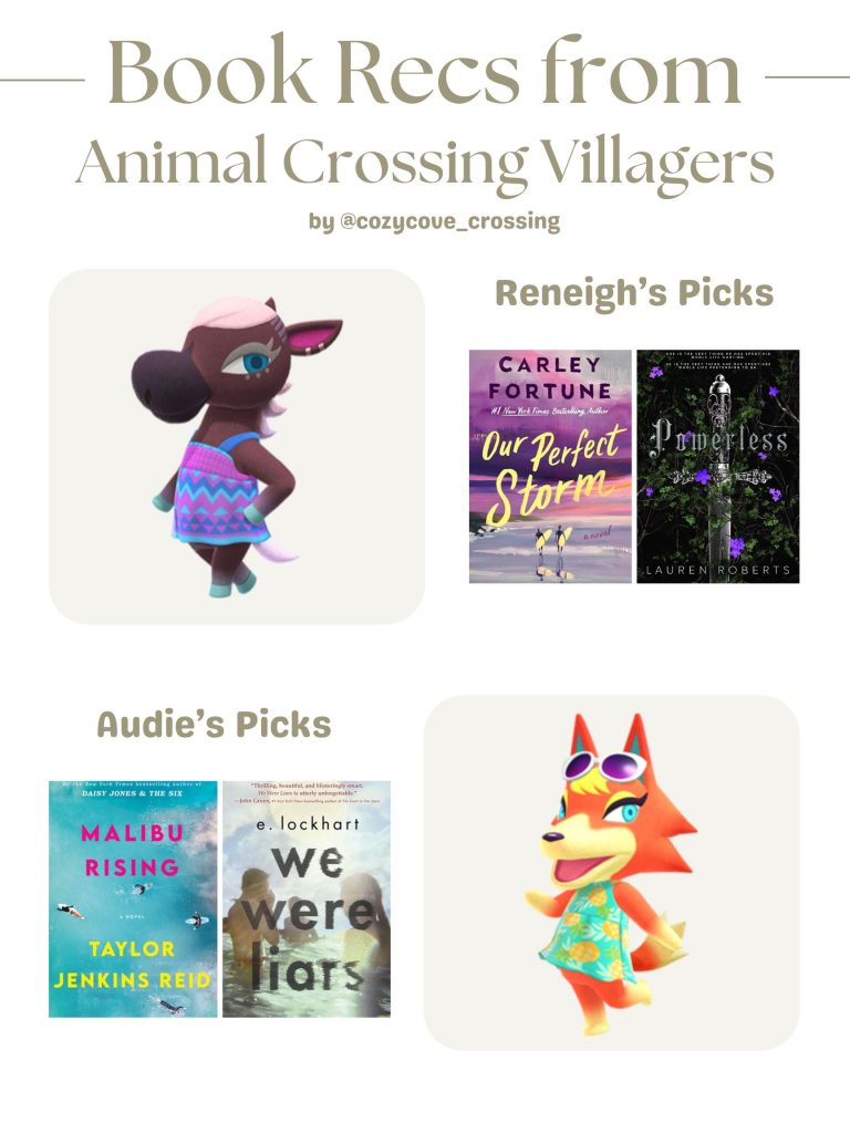 animal crossing villager book recommendations