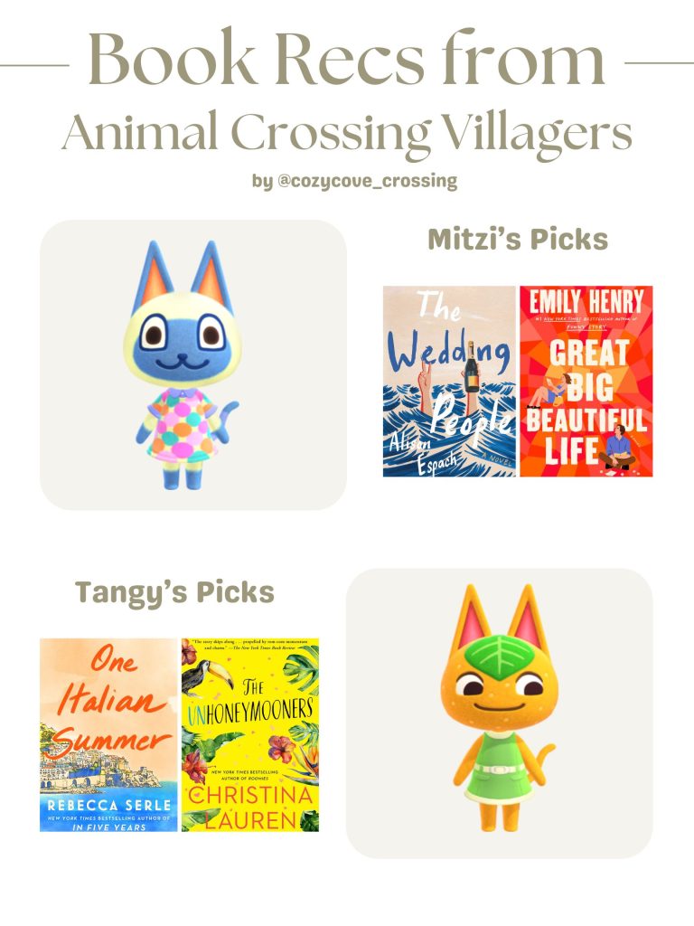 animal crossing villager book recommendations