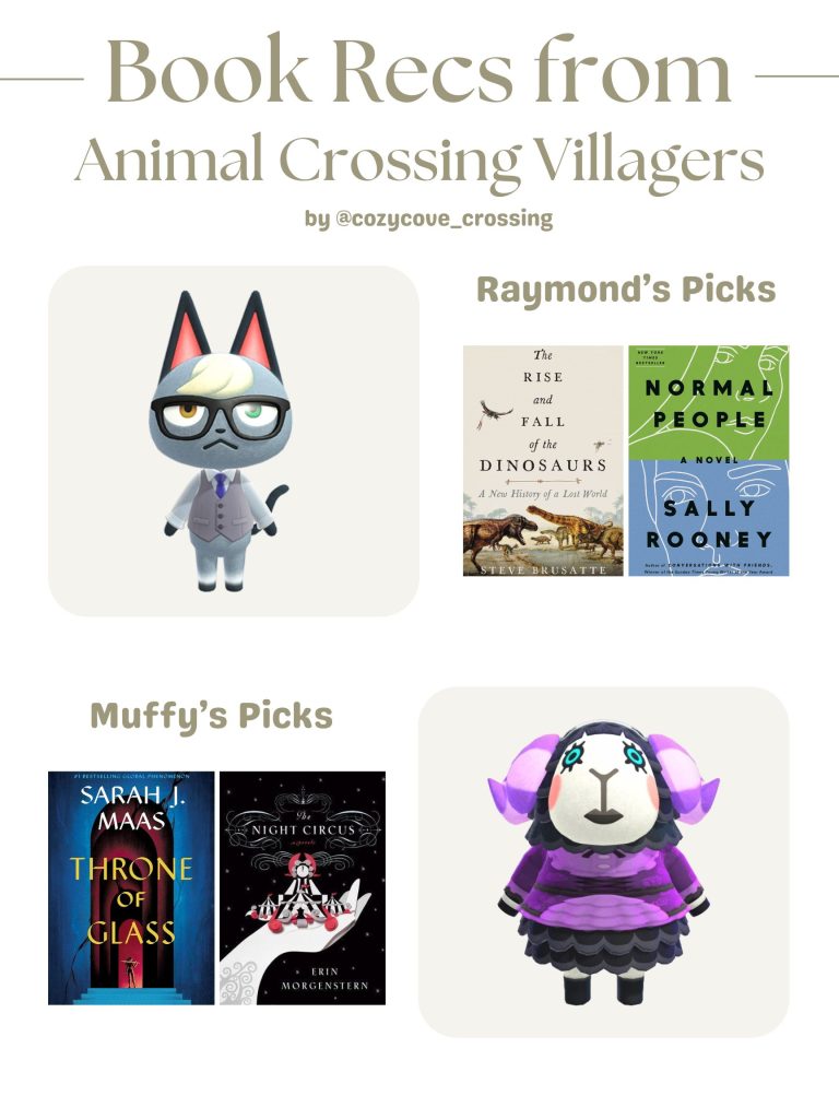 animal crossing villager book recommendations