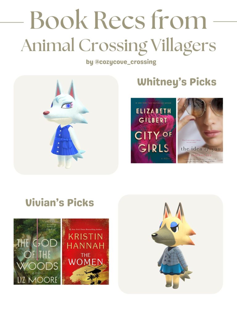 animal crossing villager book recommendations