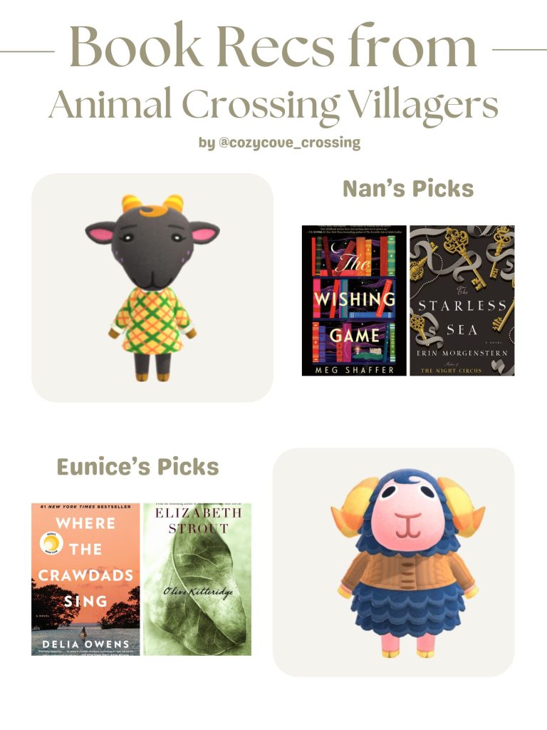 animal crossing villager book recommendations