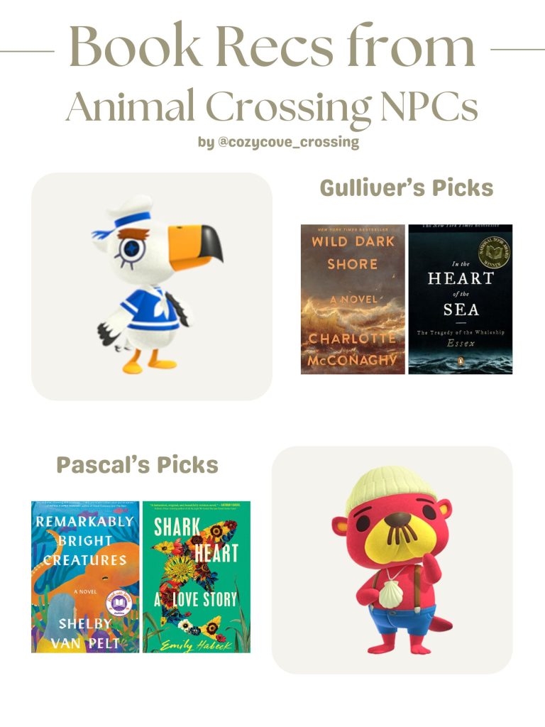 animal crossing npc book recommendations