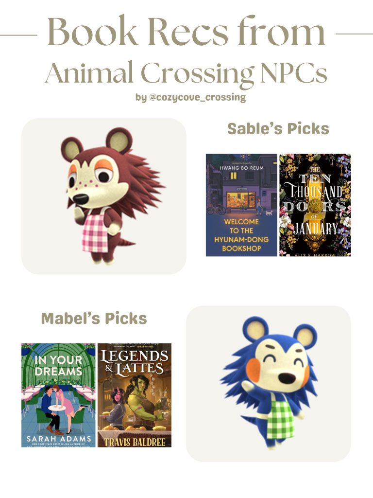 animal crossing npc book recommendations