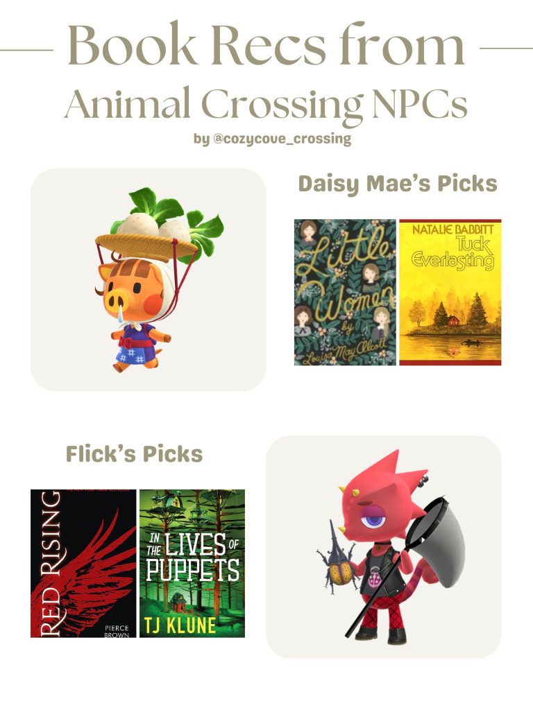 animal crossing npc book recommendations
