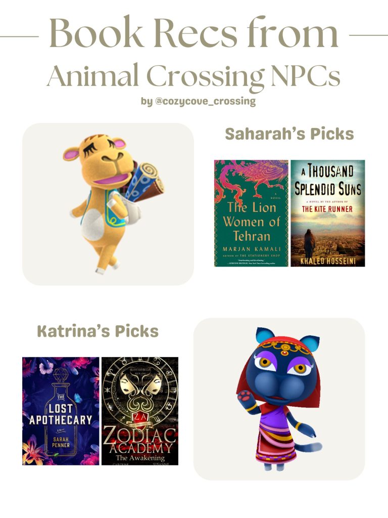 animal crossing npc book recommendations