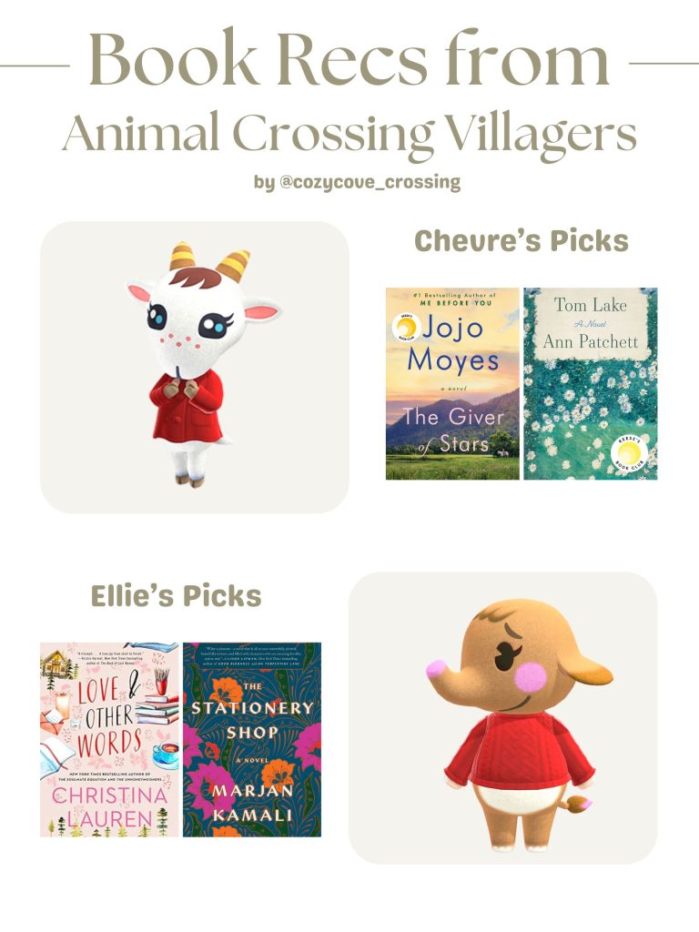 animal crossing villager book recommendations