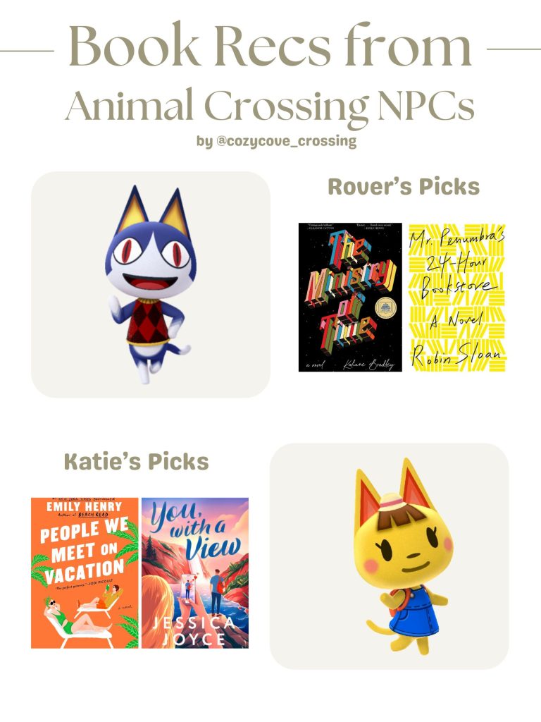animal crossing npc book recommendations