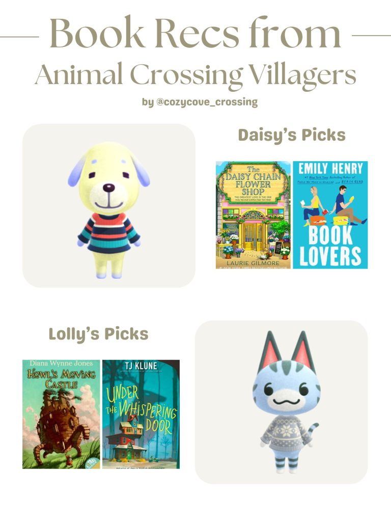 animal crossing villager book recommendations