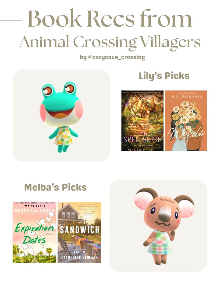 animal crossing villager book recommendations