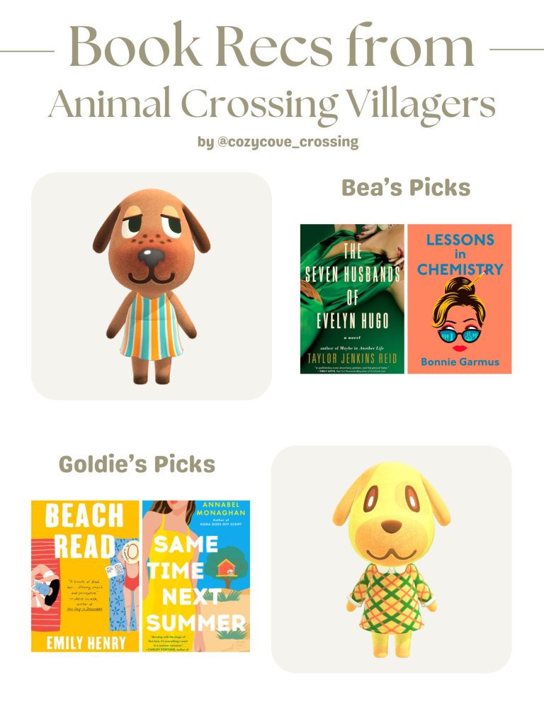 animal crossing villager book recommendations