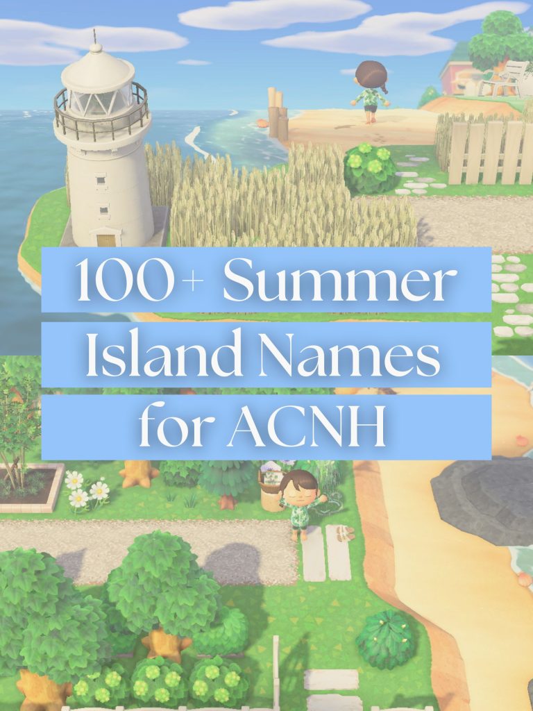 100+ Summer Island Names for Animal Crossing