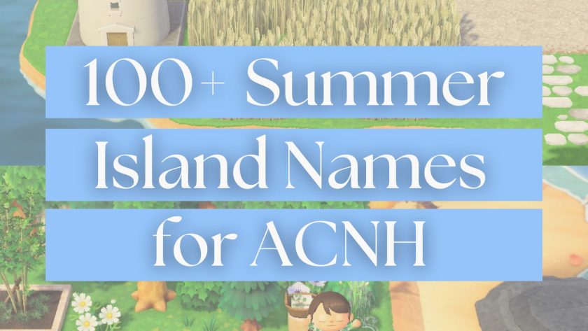 100+ Summer Island Names for Animal Crossing