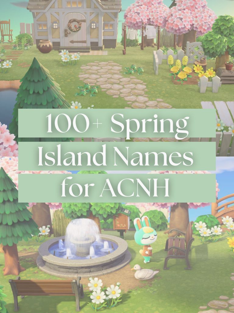 100+ Spring Island Names for Animal Crossing