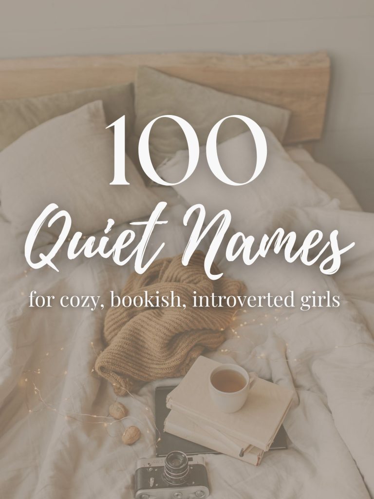 100 Quiet Girl Names (Gentle & Understated)