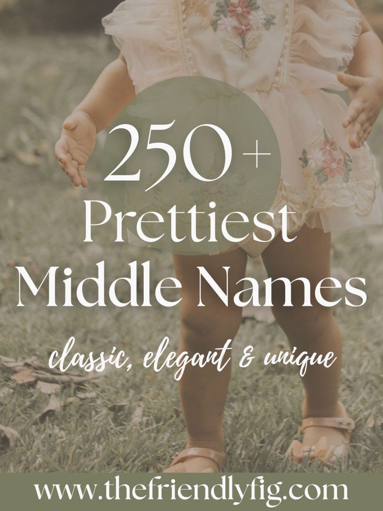 250+ Pretty Middle Names for Girls (Classic, Elegant & Unique)