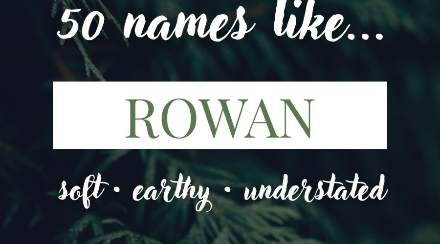 Names Like Rowan (Soft, Earthy & Understated)