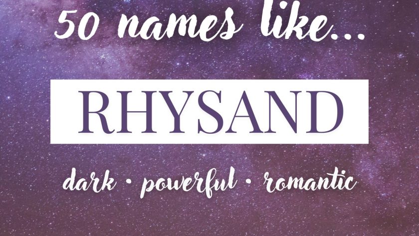 Names Like Rhysand (Dark, Powerful & Romantic)