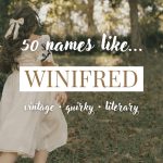 Names Like Winifred (Vintage, Quirky & Literary)