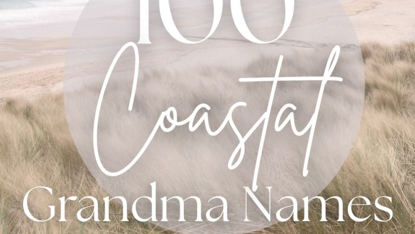 100 Coastal Grandma Baby Names That Feel Timeless and Breezy