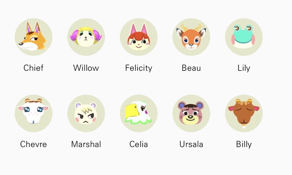 Spring Island Villager Lineup