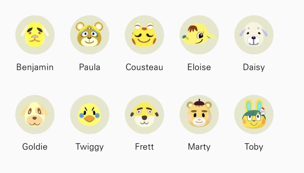 Yellow Villager Lineup