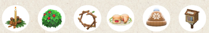 acnh winter island items