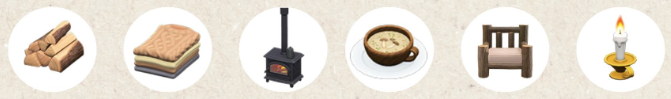 acnh winter island items
