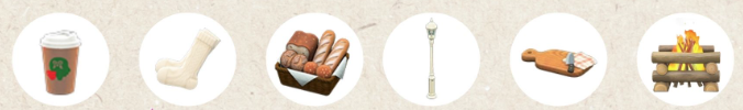 acnh winter island items