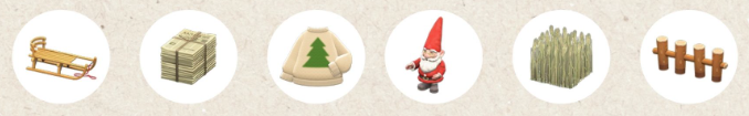 acnh winter island items