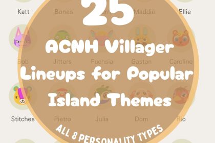 25 Perfect ACNH Villager Lineups for Popular Island Themes (All 8 Personalities)