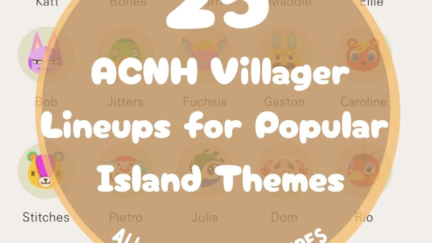 25 Perfect ACNH Villager Lineups for Popular Island Themes (All 8 Personalities)