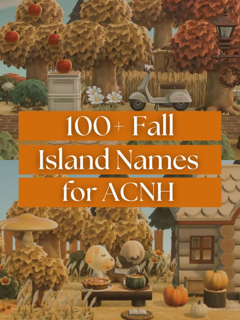100+ Fall Island Names for Animal Crossing