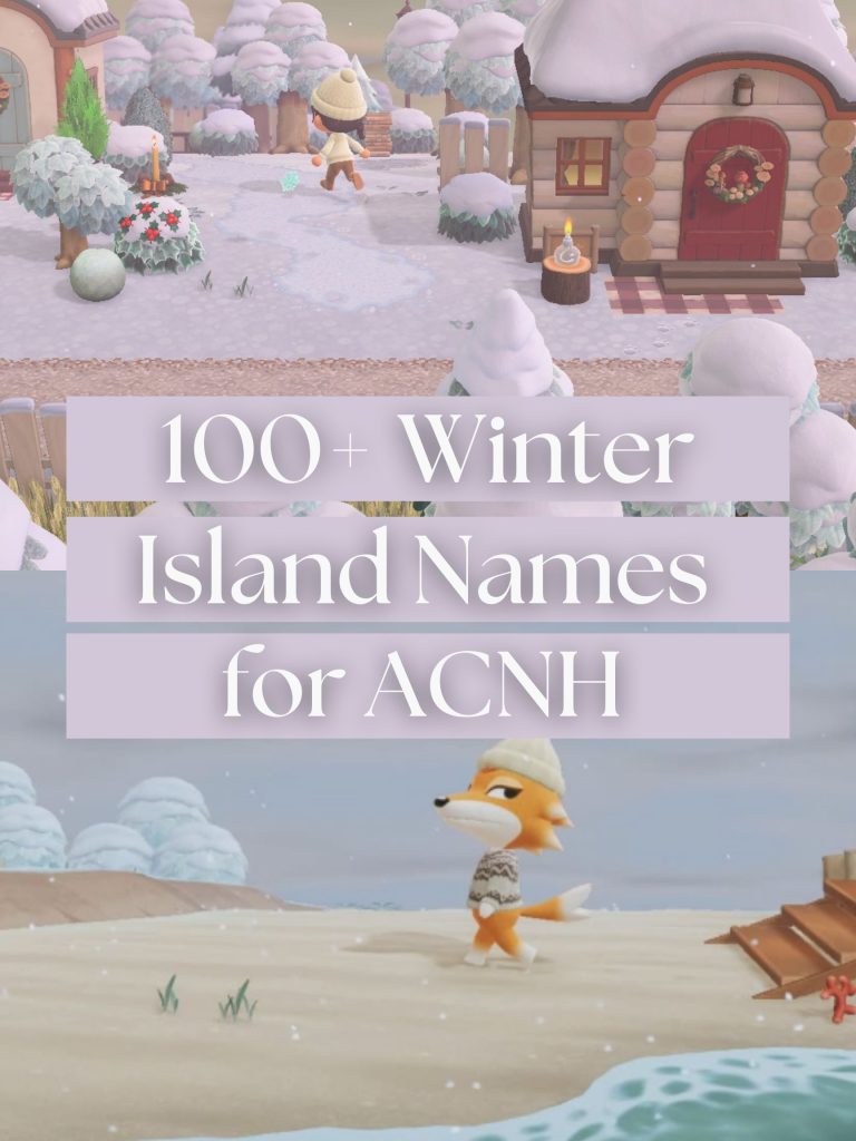 100+ Winter Island Names for Animal Crossing