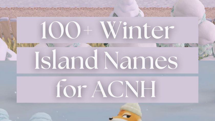 100+ Winter Island Names for Animal Crossing