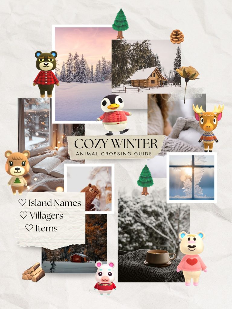Winter Animal Crossing Island Ideas (Names, Villagers, Items)