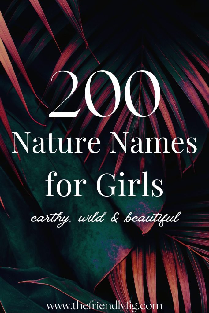 200+ Nature Girl Names (Earthy, Wild & Beautiful)