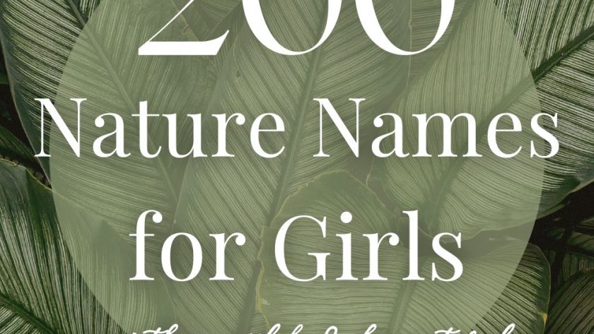 200+ Nature Girl Names (Earthy, Wild & Beautiful)