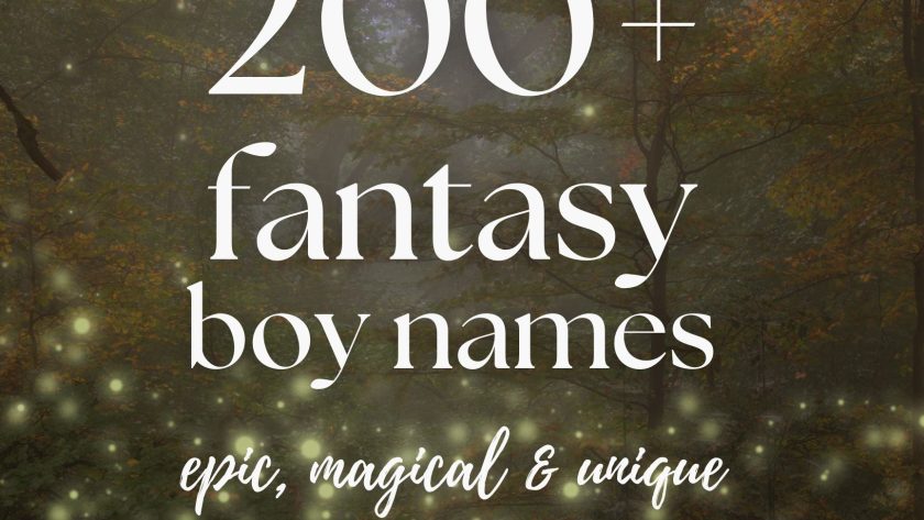 200+ Fantasy Boy Names (Epic, Magical & Unique)