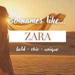 Names Like Zara (Bold, Chic & Unique)