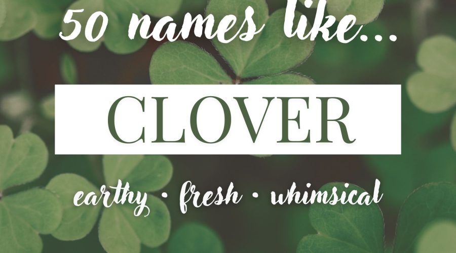 Names Like Clover (Earthy, Fresh & Whimsical)