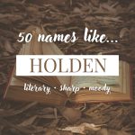 Names Like Holden (Literary, Sharp & Moody)