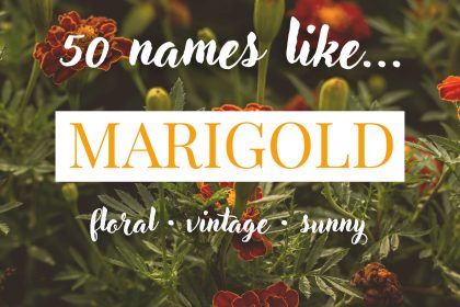 Names Like Marigold (Floral, Vintage & Sunny)