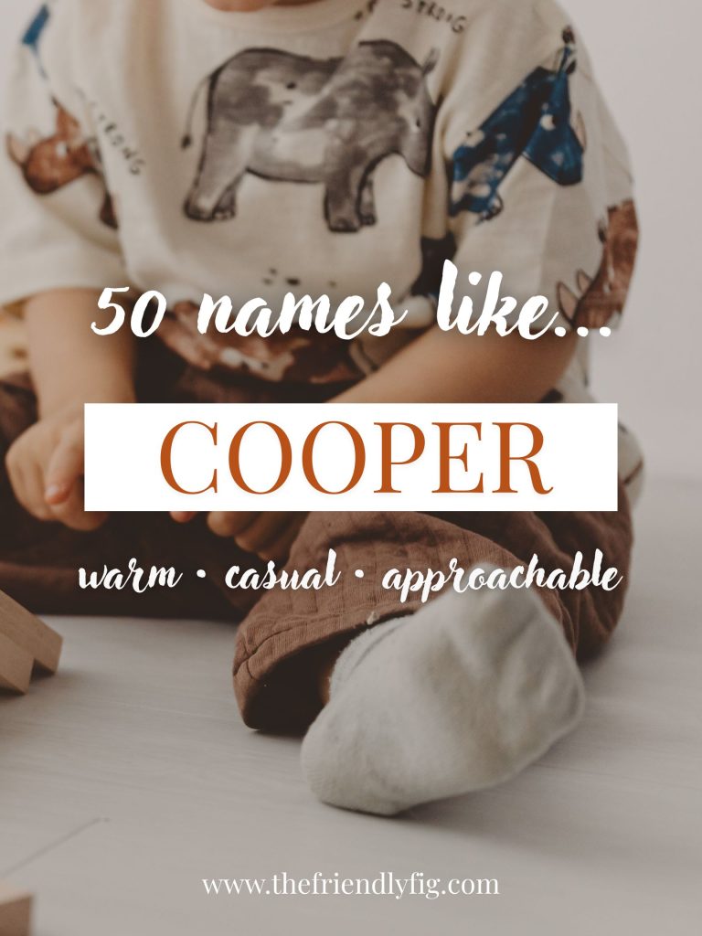 Names Like Cooper (Warm, Casual & Approachable)