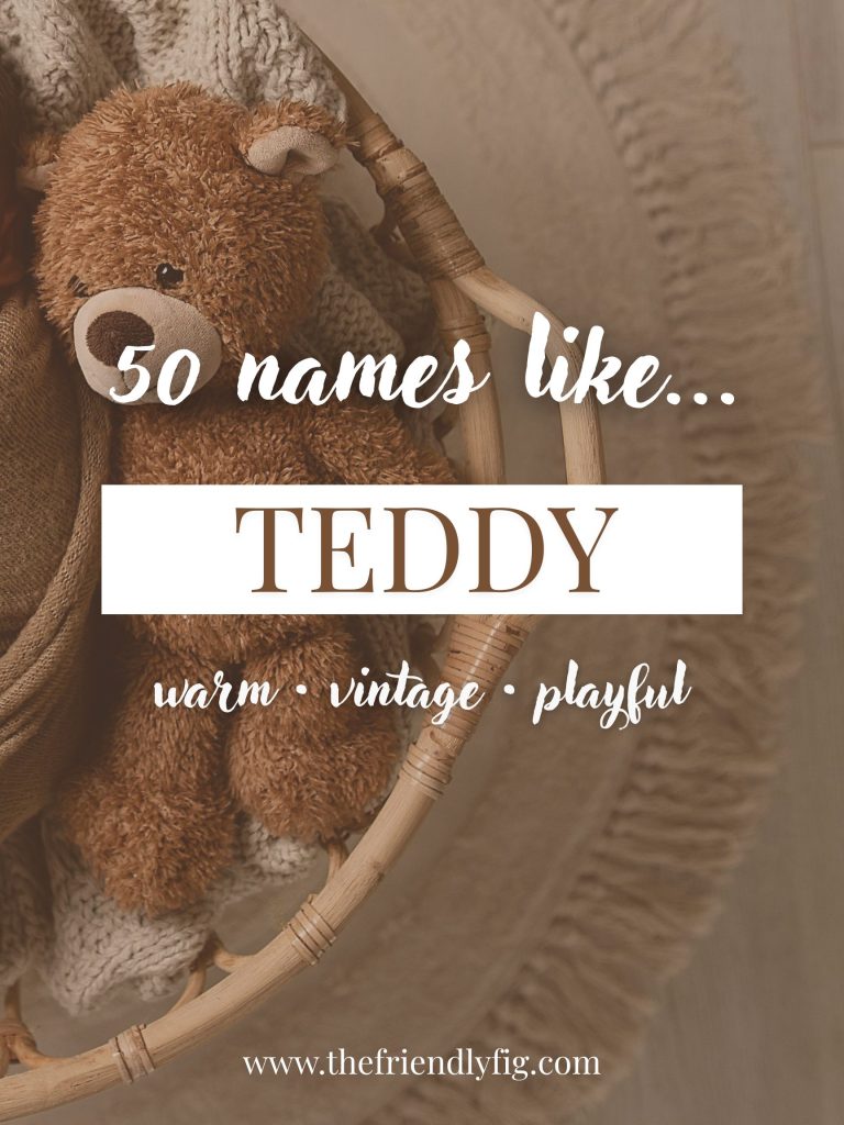 Names Like Teddy (Warm, Vintage & Playful)