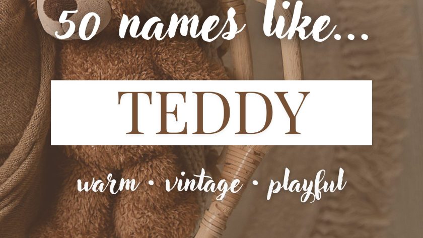 Names Like Teddy (Warm, Vintage & Playful)