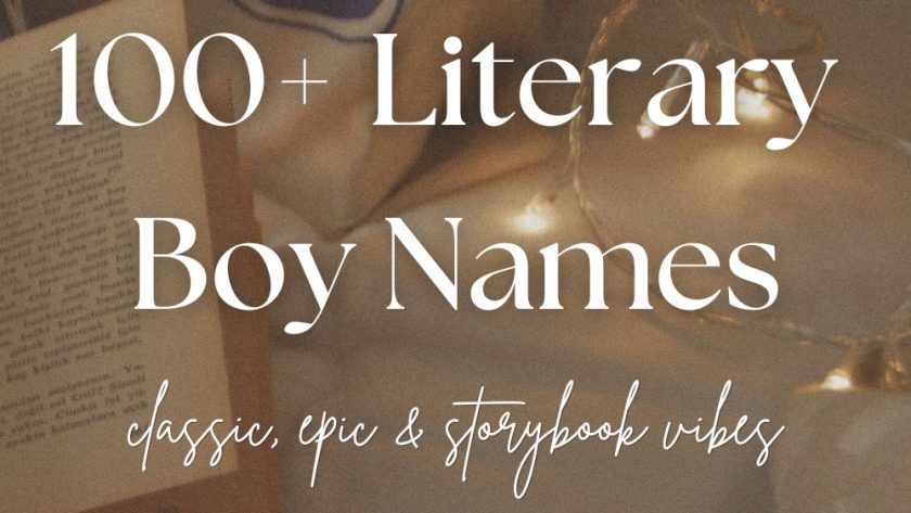 100 Literary Boy Names for Your Little Bookworm